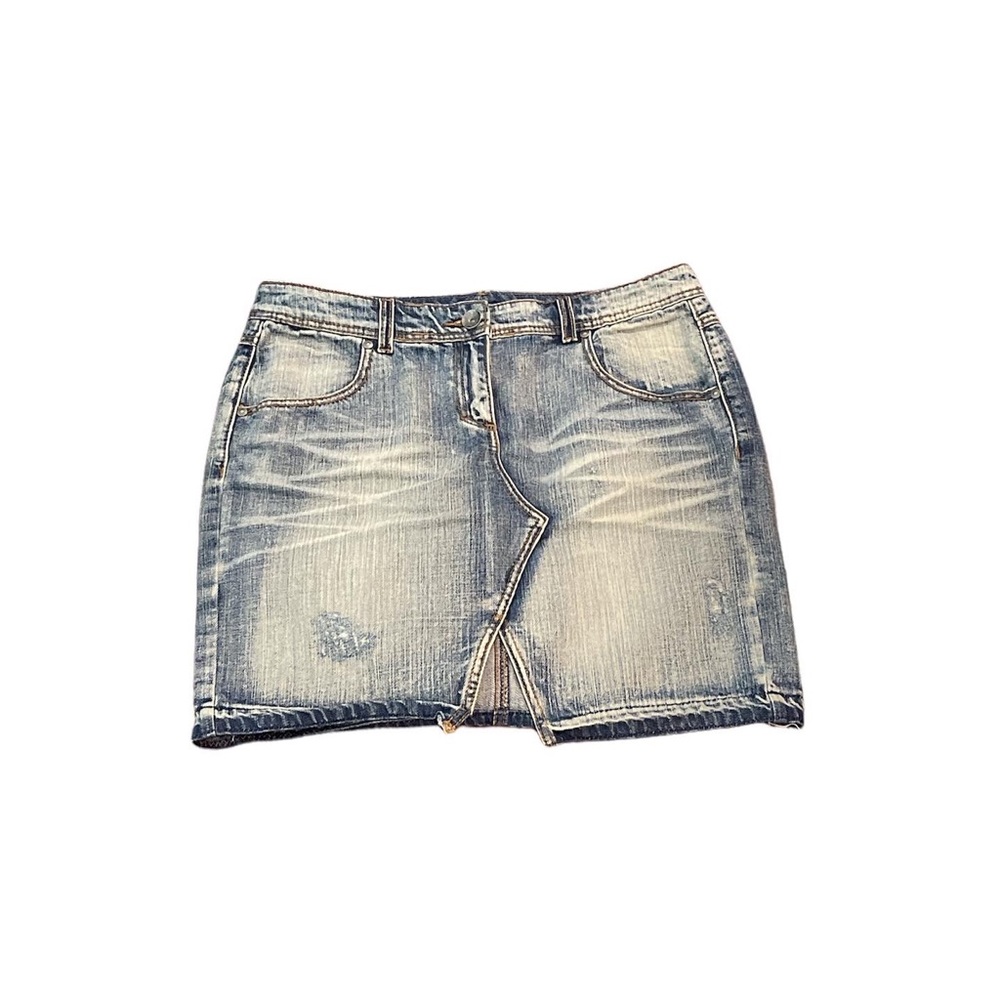 SISLEY Denim Mini Skirt!